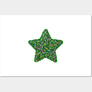 Green Magic Star Posters and Art